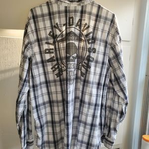Harley Davidson button up shirt